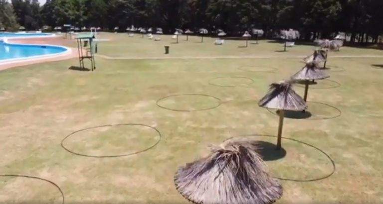 Temporada de pileta con burbujas sanitarias