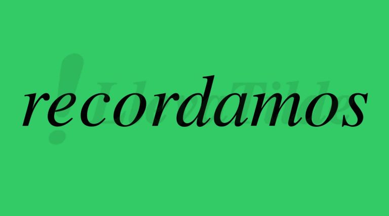 RECORDATORIO POR MORA